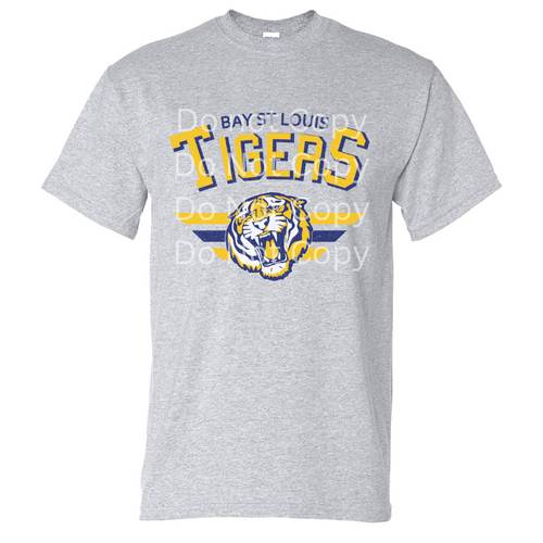 BSL Tigers Vintage Grey Tee BSL Tigers Vintage Grey Tee
