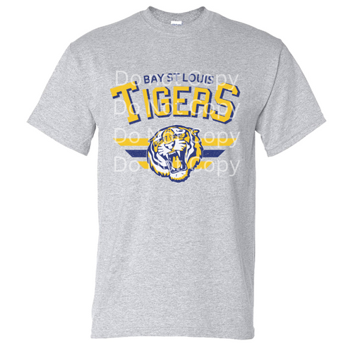 BSL Tigers Vintage Grey Tee