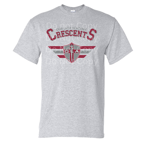 OLA Crescents Vintage Grey Tee OLA Crescents Vintage Grey Tee