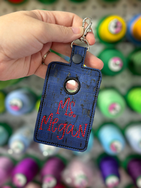 CUSTOM Alarm Button Badge Holder