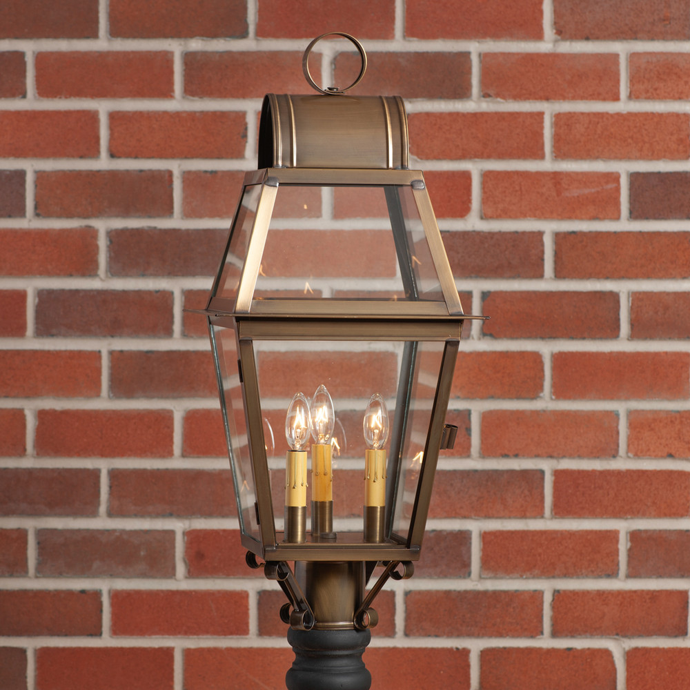 Independence Outdoor Post Light - 3 Light - Irvin's Tinware