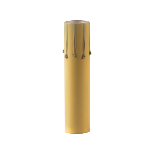 4-Inch Candelabra Socket Sleeve in Ecru Tan