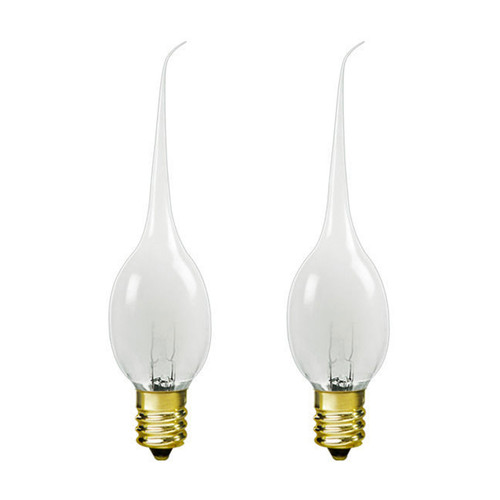 6 Watt Silicone Bulb Candelabra Base 2 pack