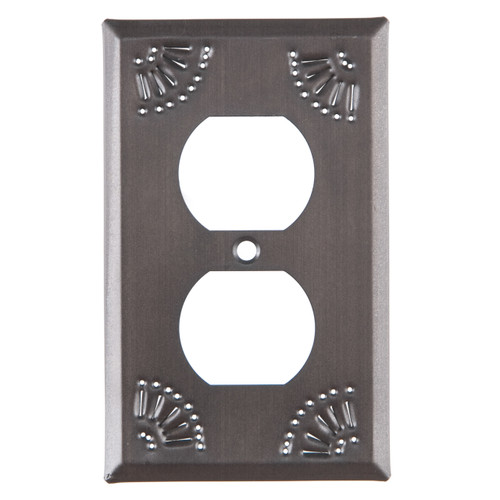Single Outlet Cover with Chisel Design