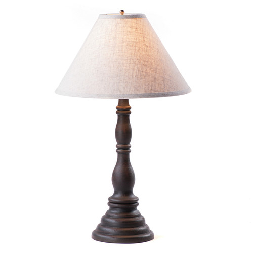 Davenport Table Lamp in Americana Colors with Fabric Linen Shade