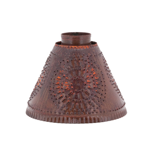 Crestwood/Cambridge/Med Franklin Shade in Rustic Tin