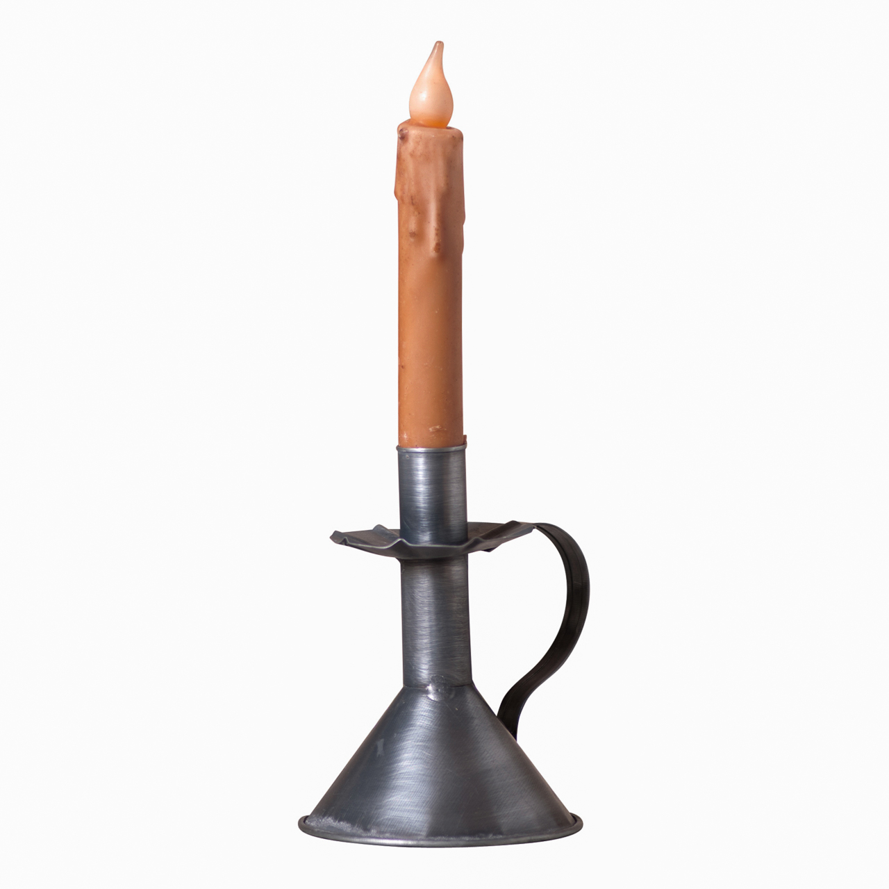 Candle Stand in Antique Tin - Irvin's Tinware