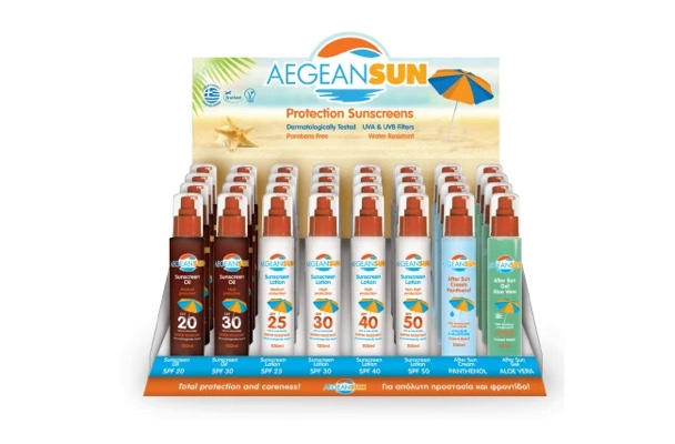 Body and Mind Studio International Pharmaid Aegean Sun Protection Sunscreens EU and Worldwide Shipping