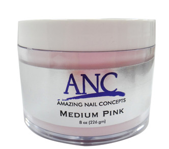 ANC Dipping Powder Pink & White 8oz, Medium Pink