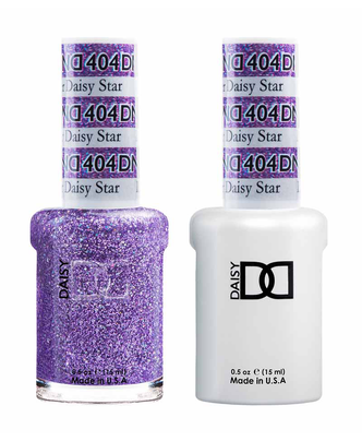 DND Matching Duo .5oz, #404 LAVENDER DAISY STAR