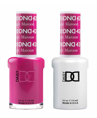 DND Matching Duo .5oz, #420 BRIGHT MAROON