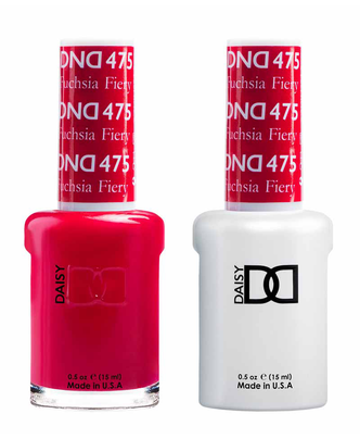 DND Matching Duo .5oz, #475 FIERY FUCHSIA