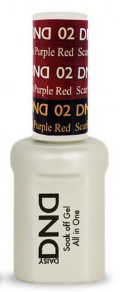 DND Mood Change .5oz, #02 Scarlet to Purple Red