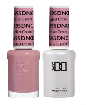 DND Matching Duo .5oz, #595 VELVET CREAM