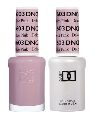 DND Matching Duo .5oz, #603 DOLCE PINK