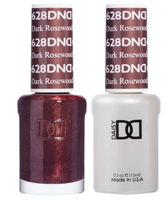DND Matching Duo .5oz, #628 DARK ROSEWOOD