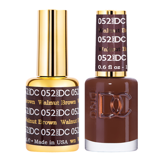 DND DC Matching Duo .5oz, #052 WALNUT BROWN