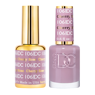 DND DC Matching Duo .5oz, #106 CHERRY ROSE