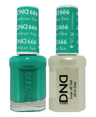 DND Matching Duo .5oz, #666 Caribbean Sea