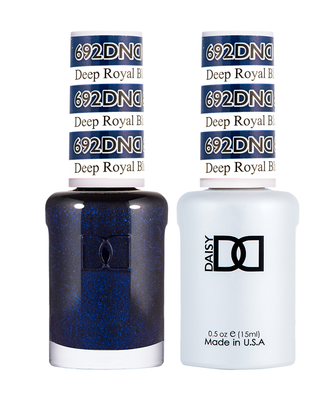 DND Matching Duo .5oz, #692 Deep Royal Blue