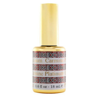 DND DC Platinum Gel .5oz, #186 Carmine