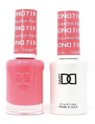 DND Matching Duo .5oz, #718 PINK GRAPEFRUIT
