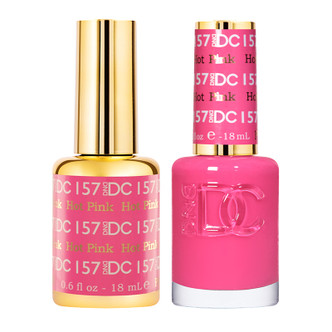 DND DC Matching Duo .5oz, #157 HOT PINK