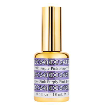 DND DC Mermaid Gel .5oz, #243 Purply Pink