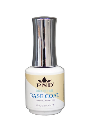 PND 0.5OZ Soak Off Gel Base Coat - 10370