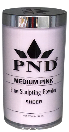 PND Pink & White Acrylic Powder 22oz, Medium Pink