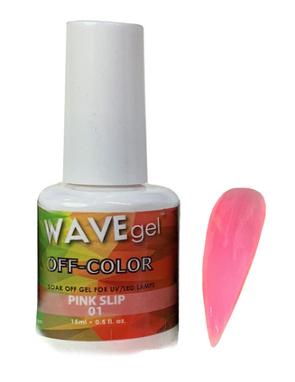 WaveGel Off Color  Gel .5oz #1 Pink Slip