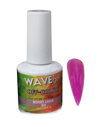WaveGel Off Color  Gel .5oz #3 Berry Luck
