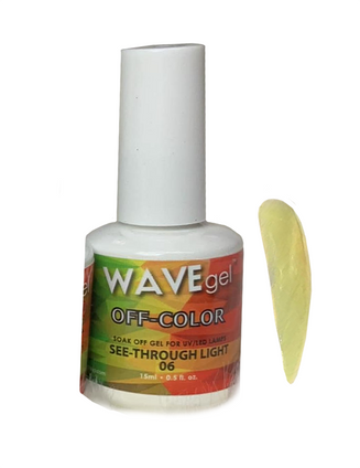 WaveGel Off Color  Gel .5oz #6 See-Through Light