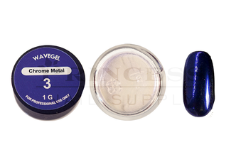 WaveGel Chrome Metal Powder 1g, #03 Blue
