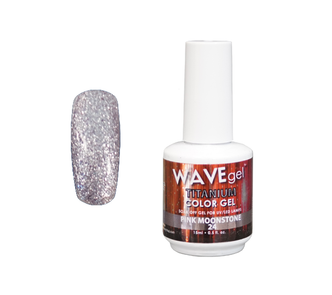 WaveGel Titanium Gel .5oz, #24 Pink Moonstone