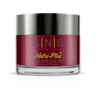 SNS Gelous Dip Powder 1.5oz, BP33 Cardinal Rouge