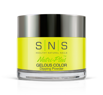 SNS Gelous Dip Powder 1.5oz, LG11 Little Glow Worm - Glow