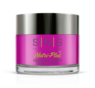 SNS Gelous Dip Powder 1.5oz, LG14 Flashy Showgirl - Glow