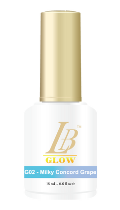 LB Glow Gel Color - #G02 Milky Concord Grape .6oz