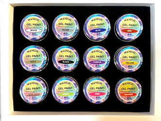 Wave Gel Paint Kit - 12 colors 