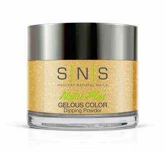 SNS Gelous Dip Powder 1.5oz, NV20 Golden Swaths