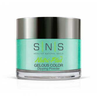 SNS Gelous Dip Powder 1.5oz, SG14 Blue Lagoon