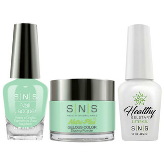 SNS 3IN1 MASTER MATCH(GEL+LACQUER+DIP 1OZ/1.5oz) - #SG23 GREEN MONSTONE