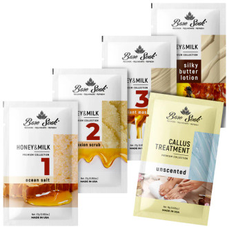 Bare Soak 5in1 Case/50, Honey & Milk