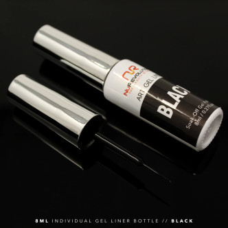 Nurevolution Art Gel Liner 8ml Solid - Black
