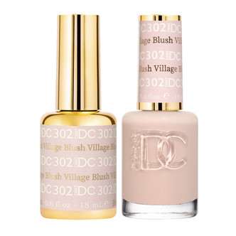 DND DC Matching Duo .5oz, #302 BLUSH VILLAGE