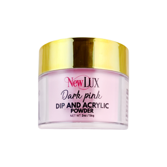 NewLUX Pink & White Powder 2oz, Dark Pink