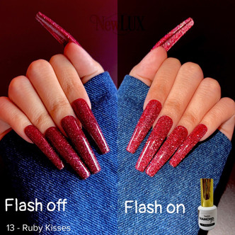 NewLUX Diamond Gel .5oz - #13 Ruby Kisses 