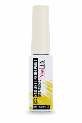 NewLUX Nail Art Line Gel Paint - 07 Yellow