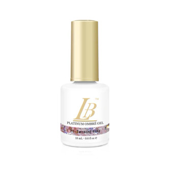 iGel LB Platinum Ombre Gel - PL OM03 Twinkling Rose 